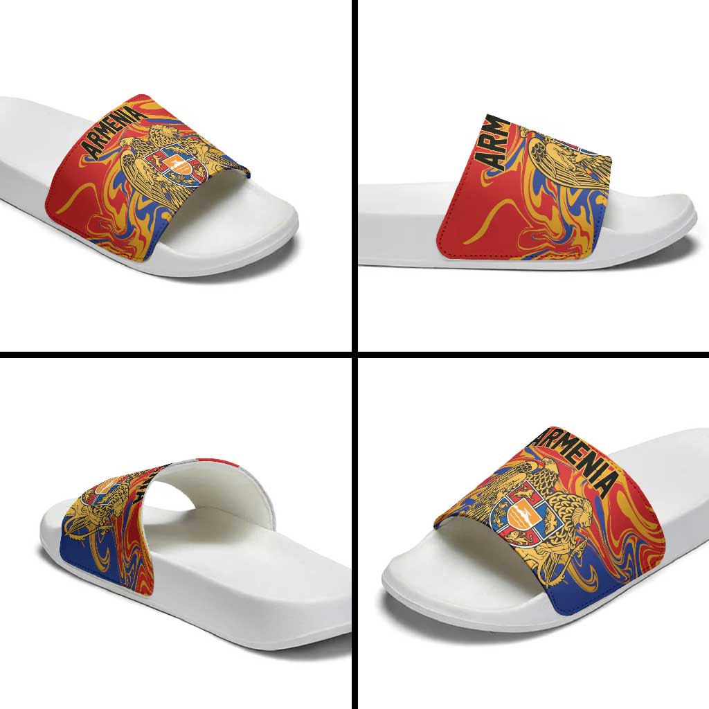 Republic of Armenia Slide Sandals Hayastani Hanrapetut'yun