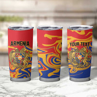 Personalized Republic of Armenia Tumbler Cup Hayastani Hanrapetut'yun