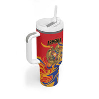 Personalized Republic of Armenia Tumbler With Handle Hayastani Hanrapetut'yun