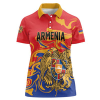 Personalized Republic of Armenia Women Polo Shirt Hayastani Hanrapetut'yun
