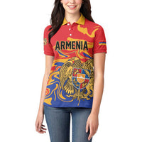 Personalized Republic of Armenia Women Polo Shirt Hayastani Hanrapetut'yun