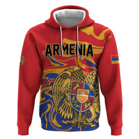 Personalized Republic of Armenia Zip Hoodie Hayastani Hanrapetut'yun