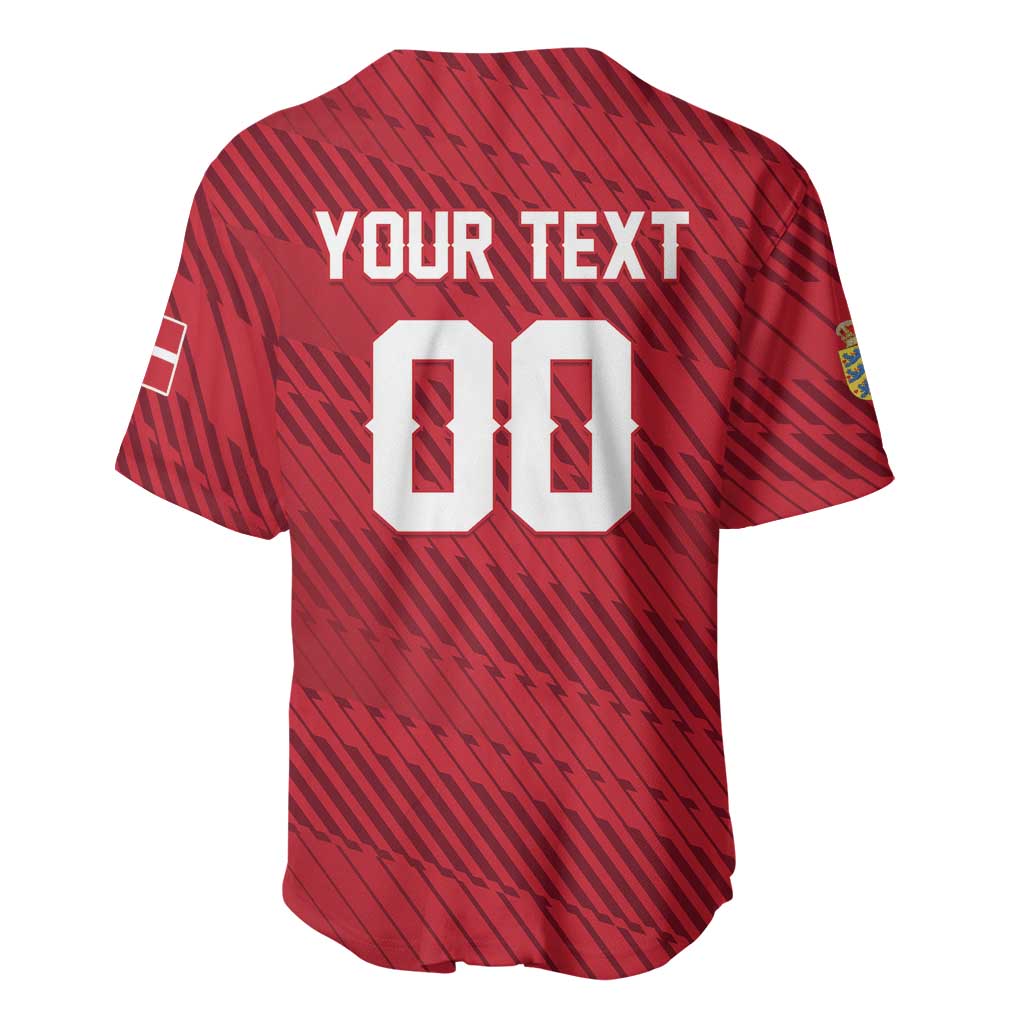 Custom Football 2026 Denmark Baseball Jersey Danish Dynamite Go