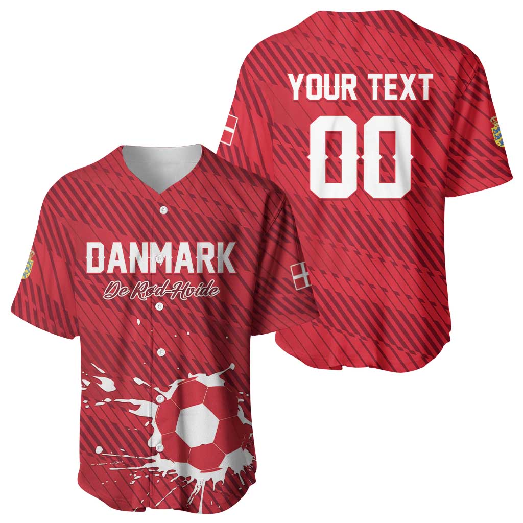 Custom Football 2026 Denmark Baseball Jersey Danish Dynamite Go