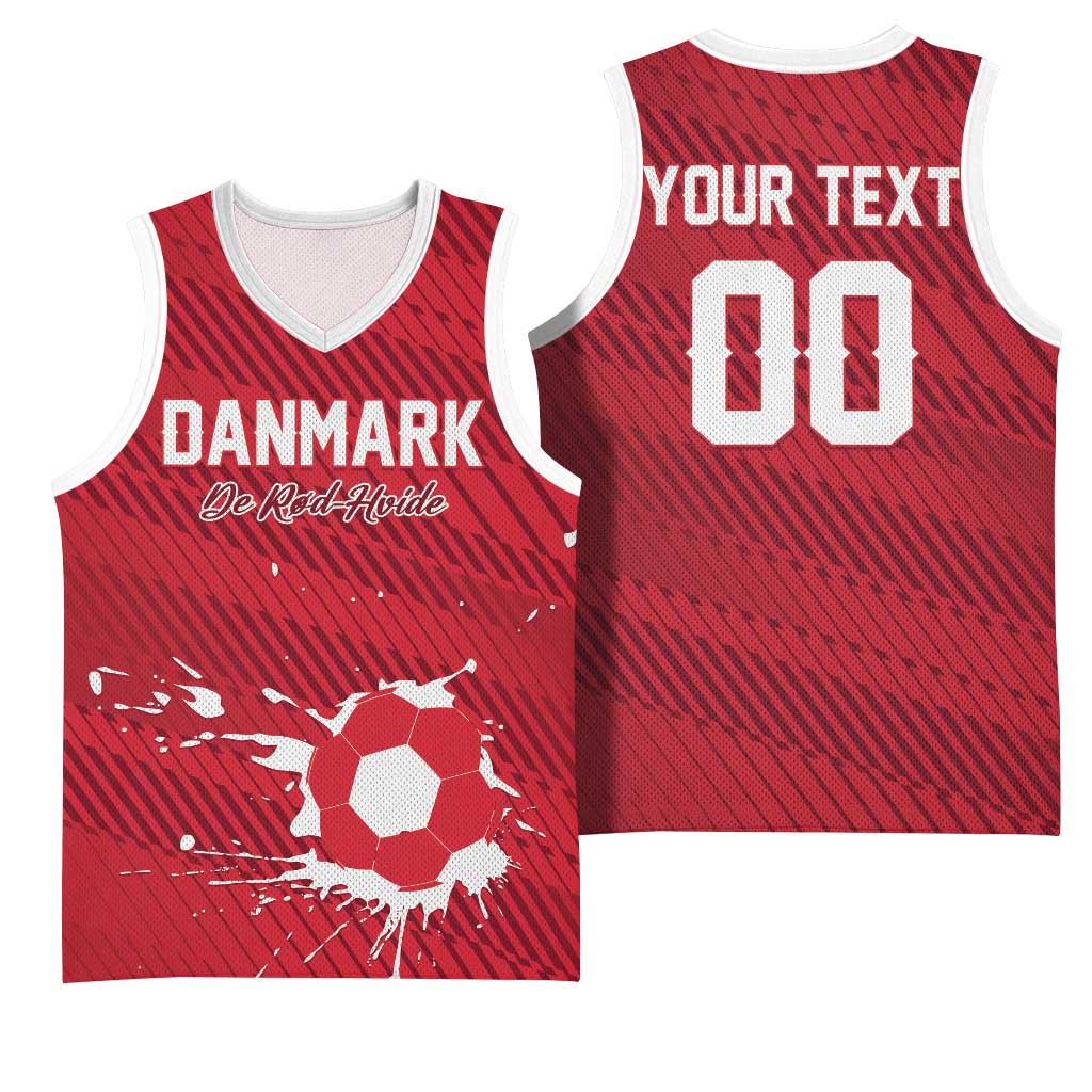 Custom Football 2026 Denmark Basketball Jersey Danish Dynamite Go