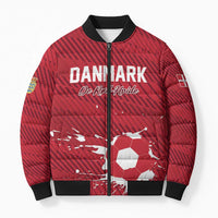 Custom Football 2026 Denmark Bomber Puffer Jacket Danish Dynamite Go