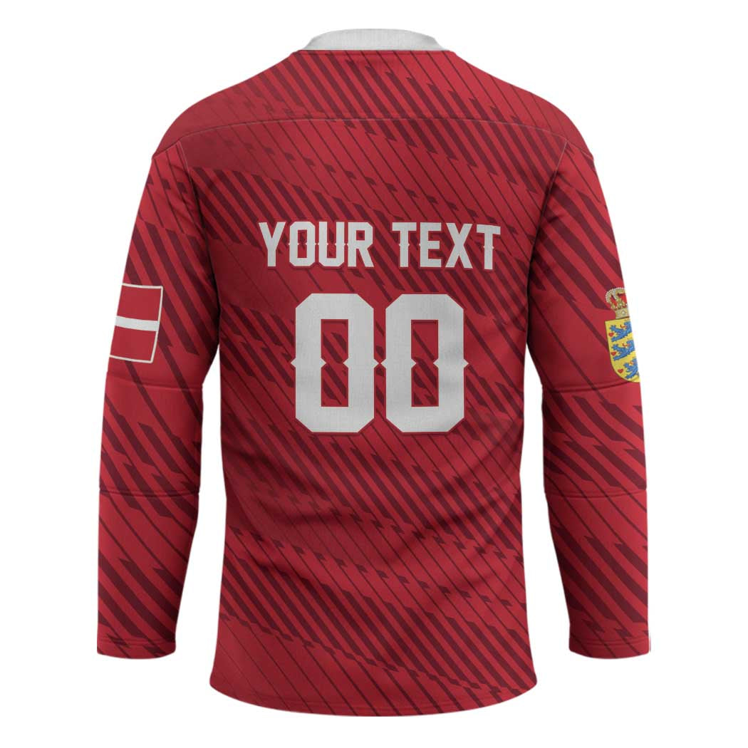 Custom Football 2026 Denmark Hockey Jersey Danish Dynamite Go