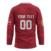 Custom Football 2026 Denmark Hockey Jersey Danish Dynamite Go