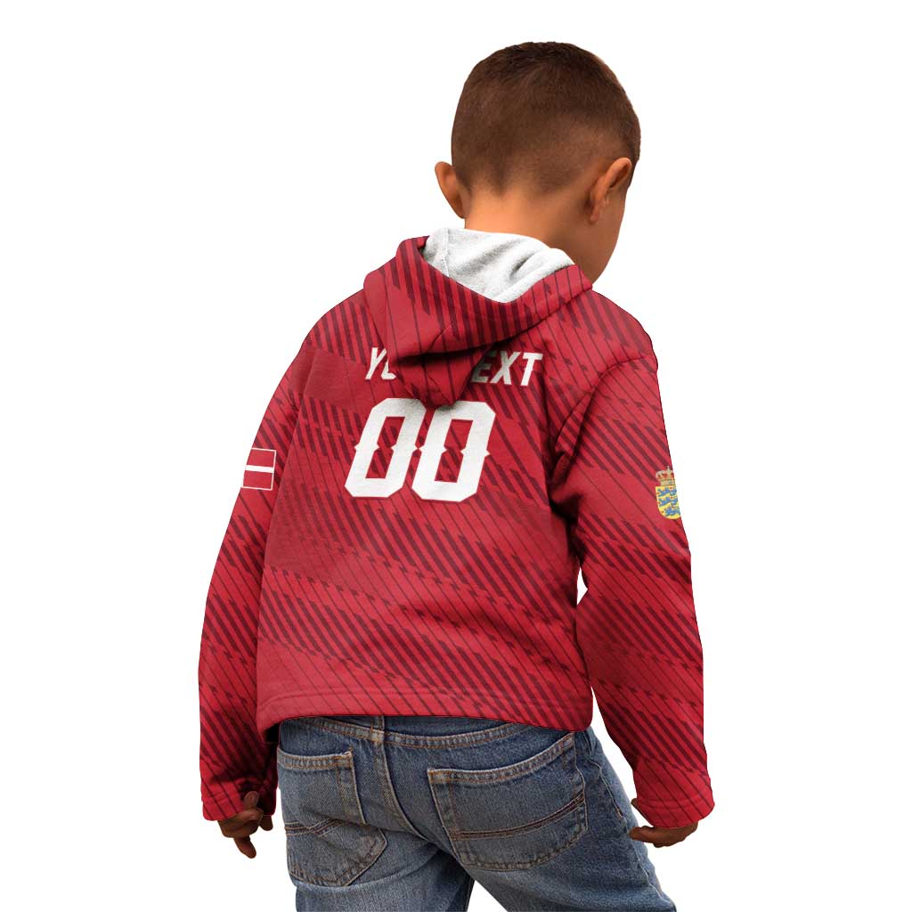 Custom Football 2026 Denmark Kid Hoodie Danish Dynamite Go