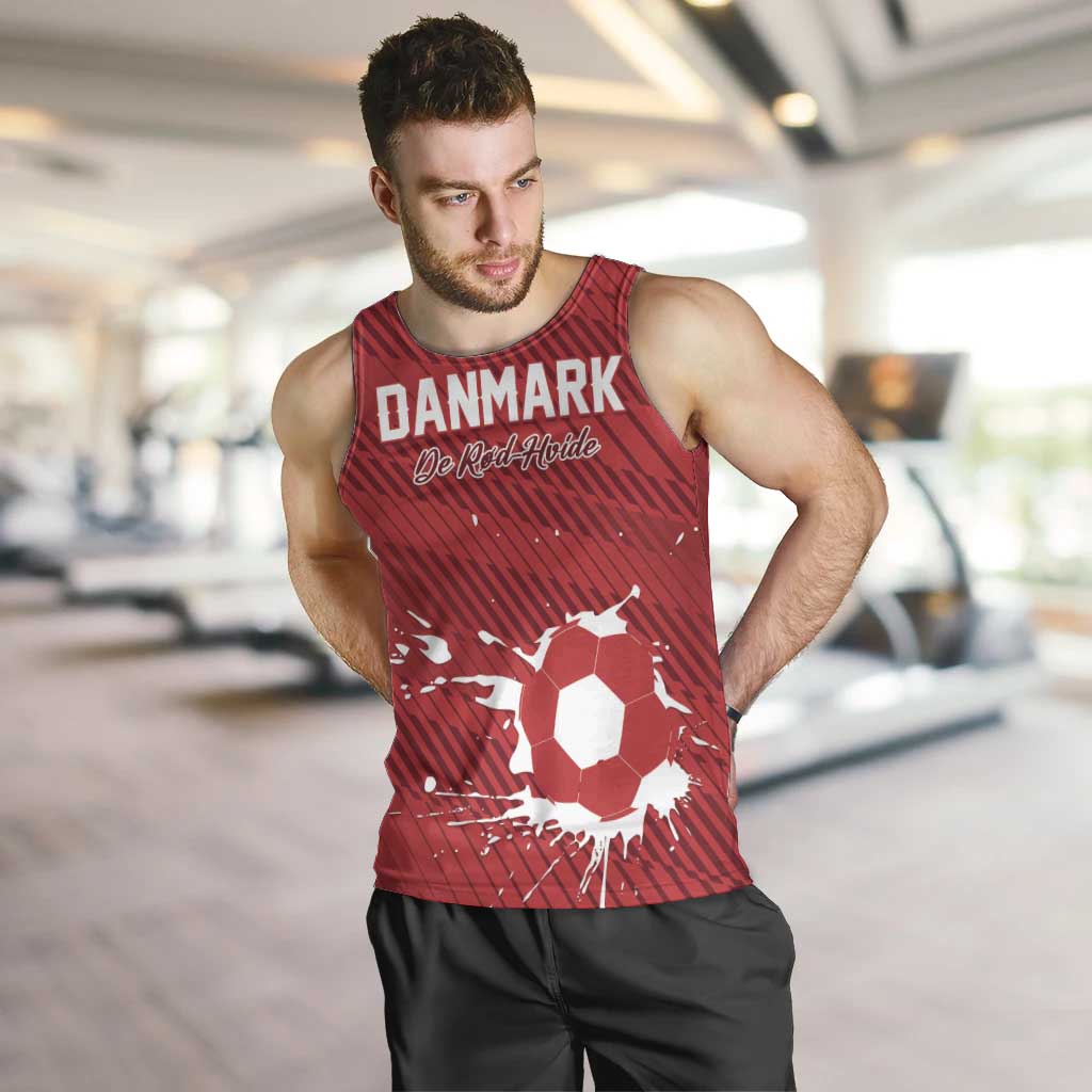 Custom Football 2026 Denmark Men Tank Top Danish Dynamite Go