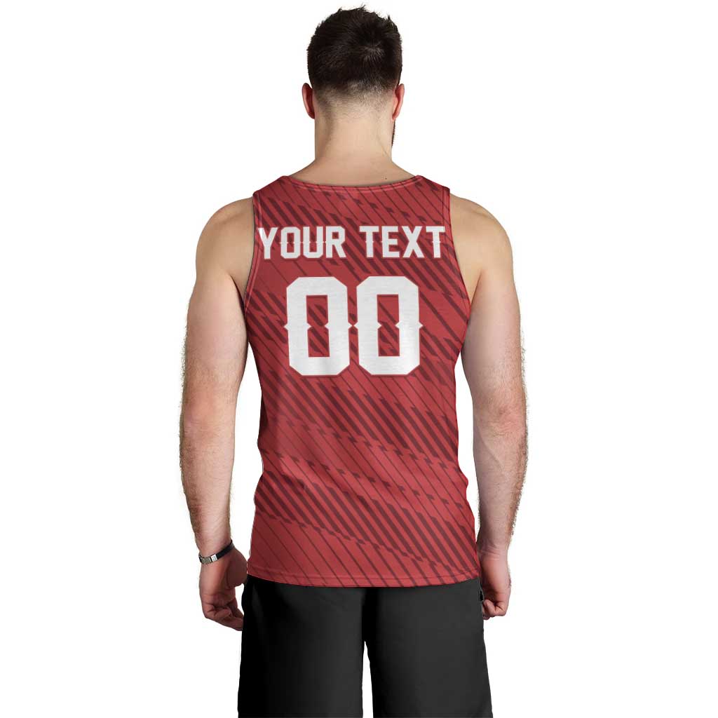 Custom Football 2026 Denmark Men Tank Top Danish Dynamite Go