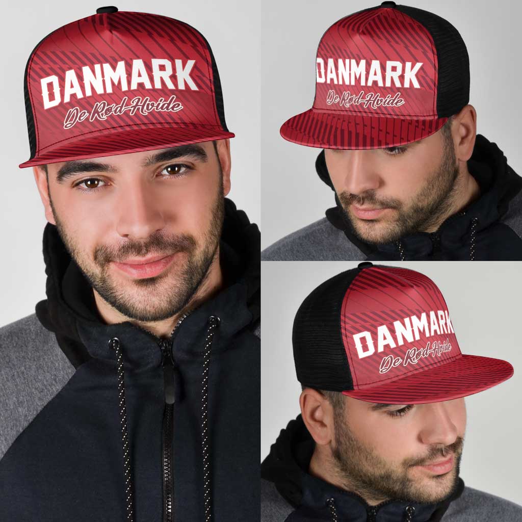Football 2026 Denmark Mesh Trucker Cap Danish Dynamite Go