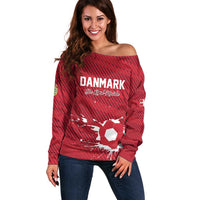 Custom Football 2026 Denmark Off Shoulder Sweater Danish Dynamite Go