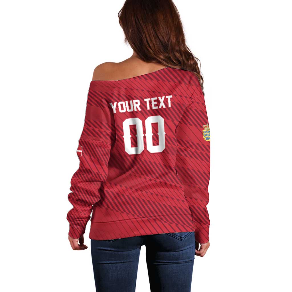 Custom Football 2026 Denmark Off Shoulder Sweater Danish Dynamite Go
