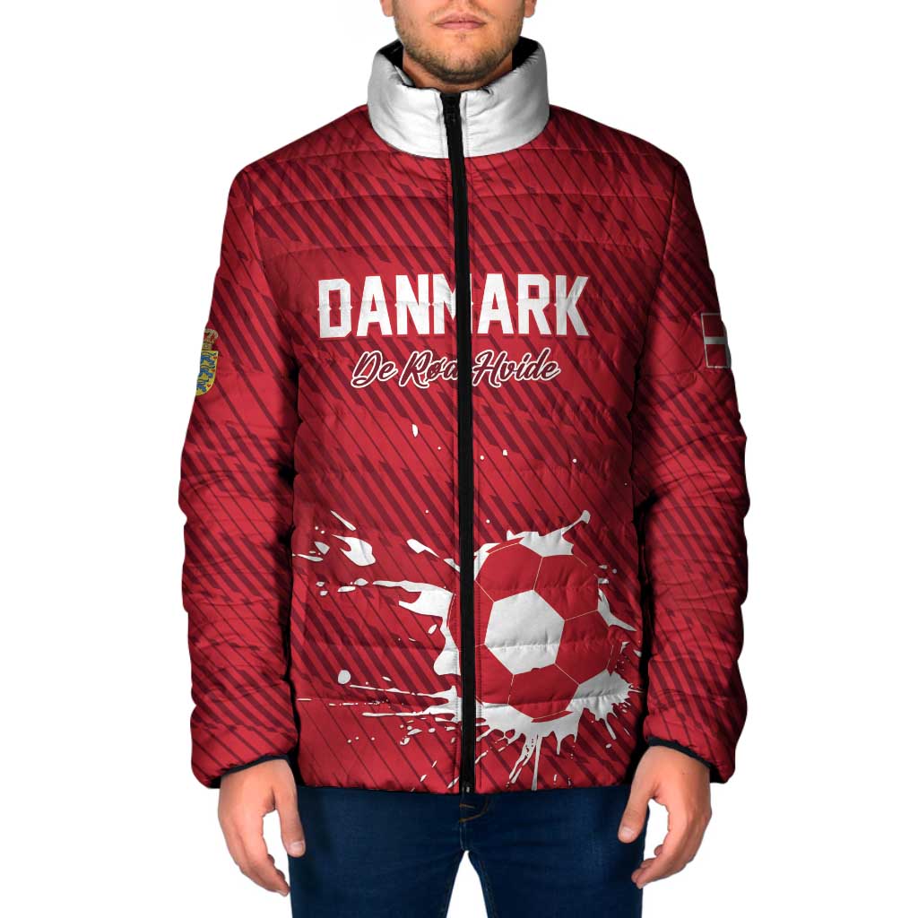 Custom Football 2026 Denmark Padded Jacket Danish Dynamite Go