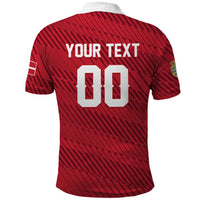Custom Football 2026 Denmark Polo Shirt Danish Dynamite Go