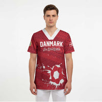 Custom Football 2026 Denmark Scrub Top Danish Dynamite Go