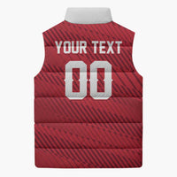 Custom Football 2026 Denmark Sleeveless Puffer Jacket Danish Dynamite Go