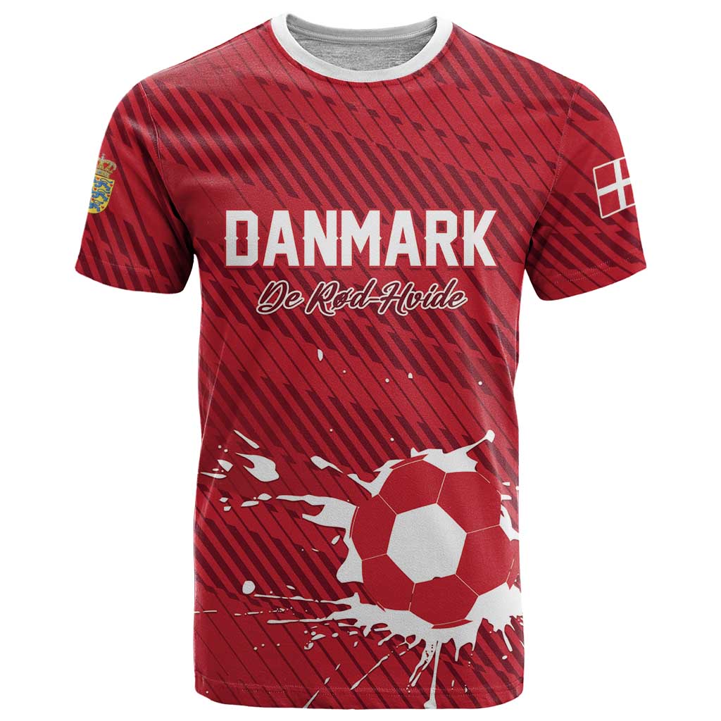 Custom Football 2026 Denmark T Shirt Danish Dynamite Go