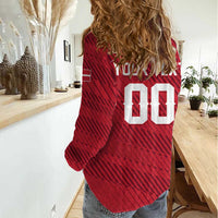 Custom Football 2026 Denmark Women Casual Shirt Danish Dynamite Go