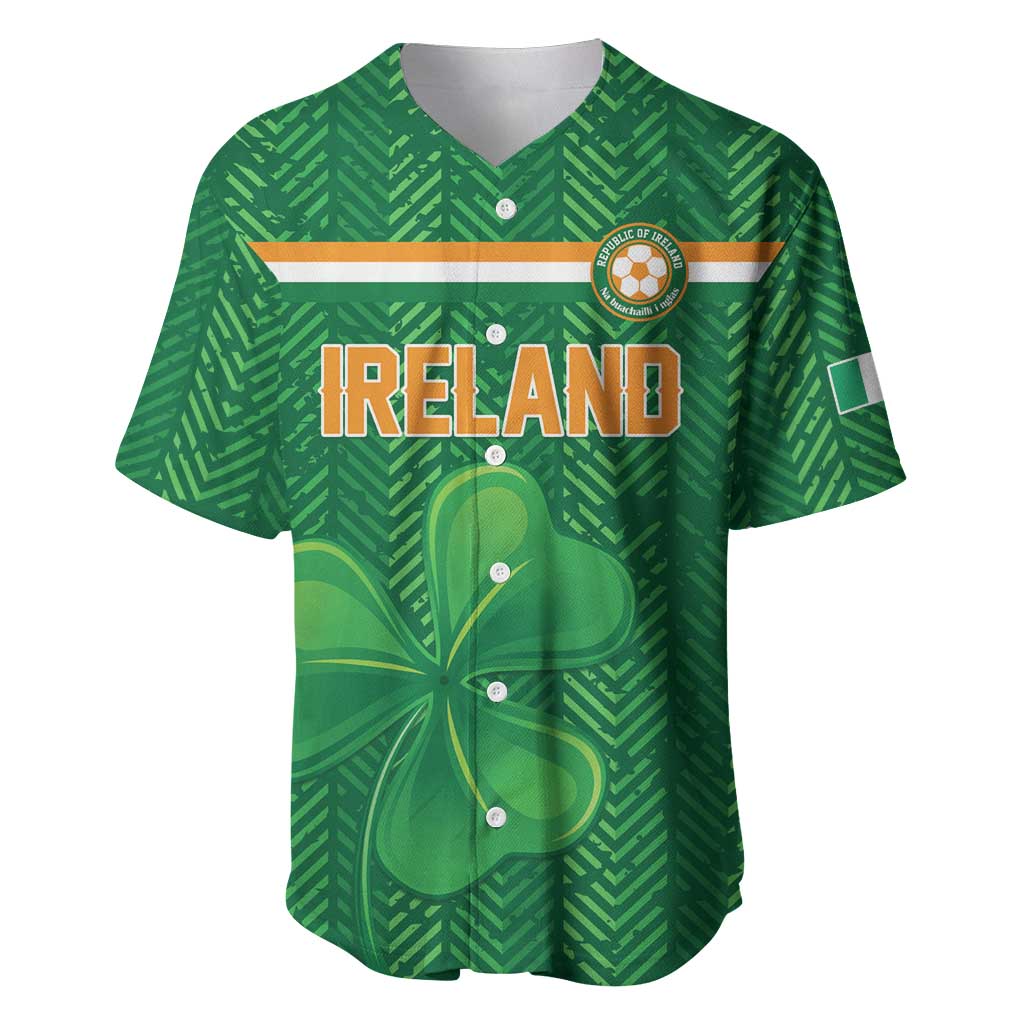 Custom Football 2026 Ireland Baseball Jersey The Boys in Green Come On