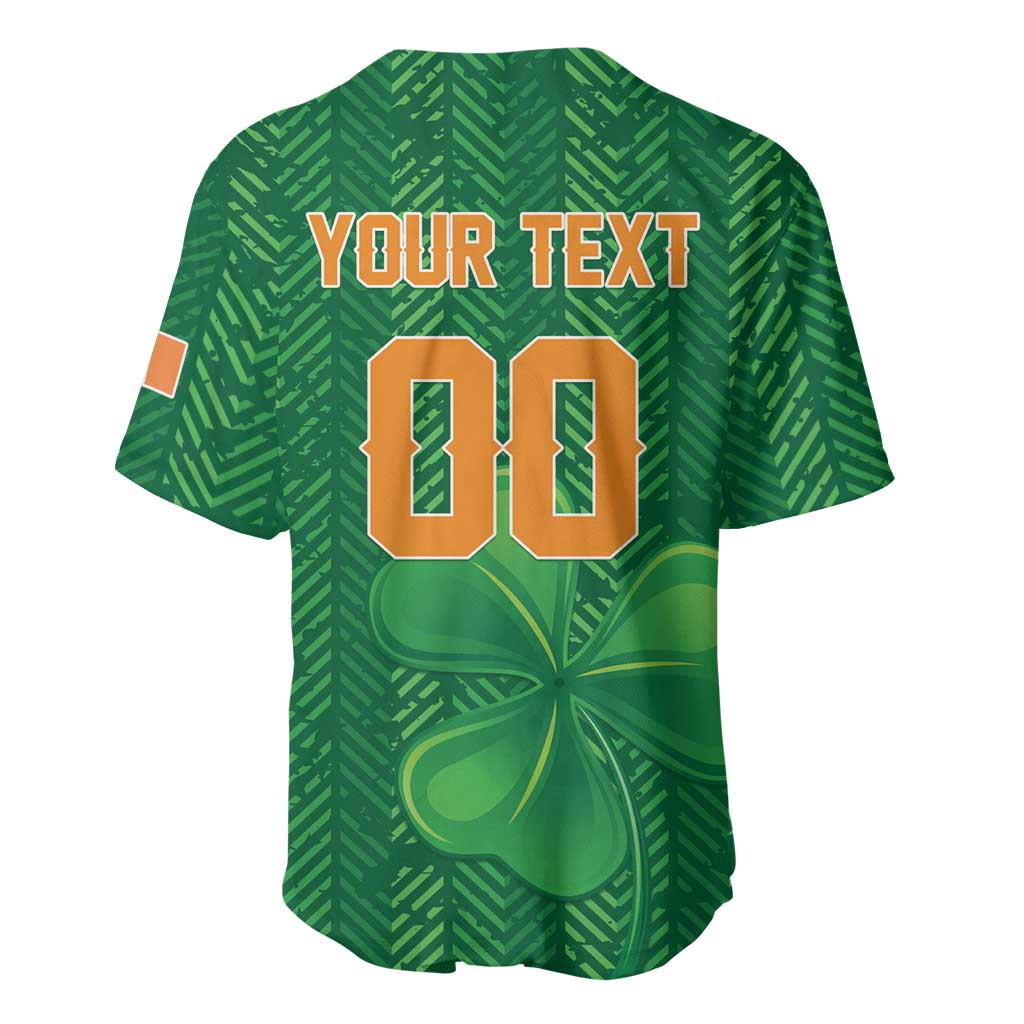 Custom Football 2026 Ireland Baseball Jersey The Boys in Green Come On