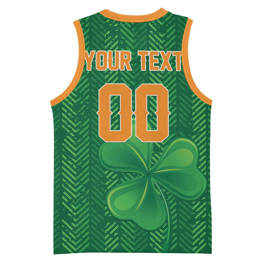 Custom Football 2026 Ireland Basketball Jersey The Boys in Green Come On