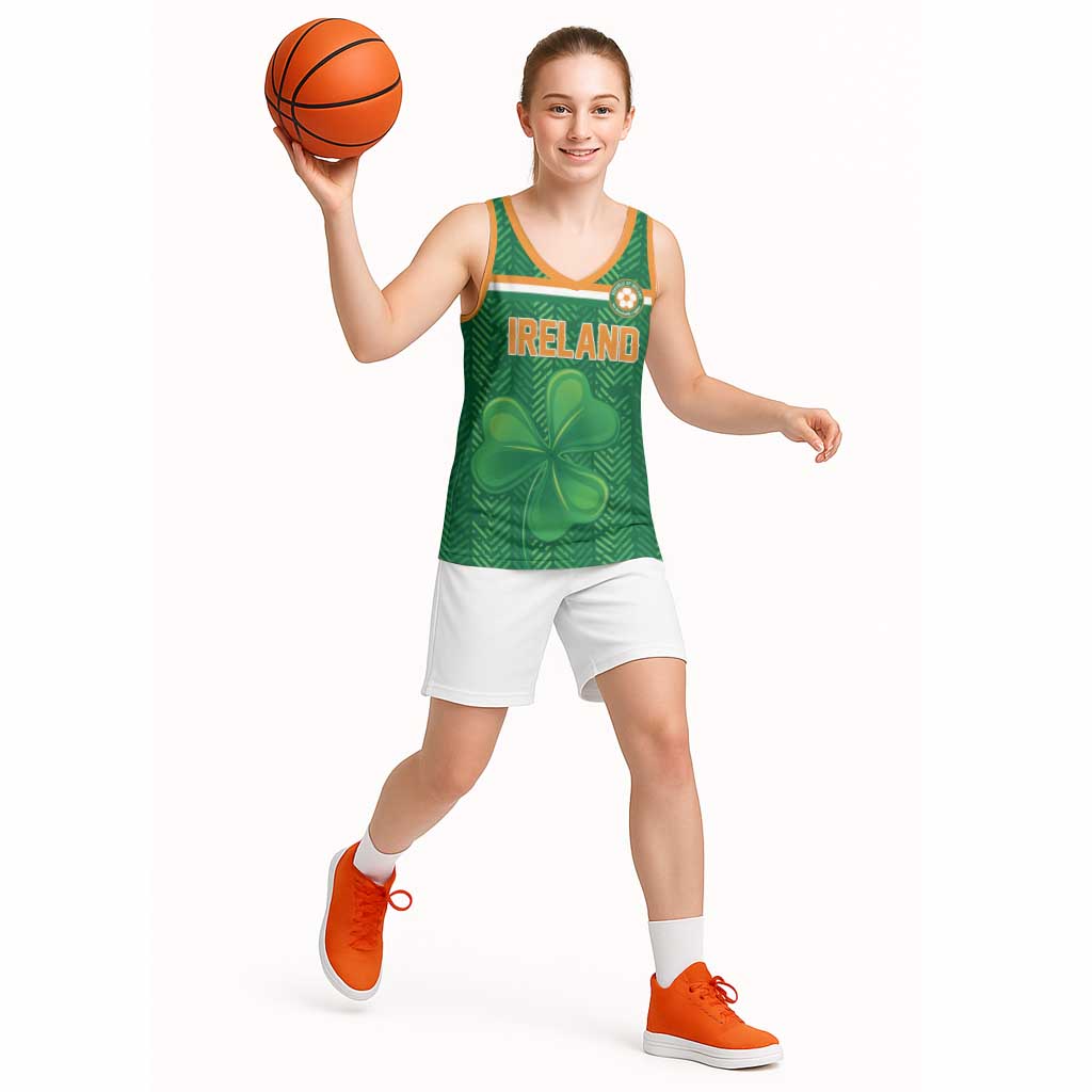 Custom Football 2026 Ireland Basketball Jersey The Boys in Green Come On