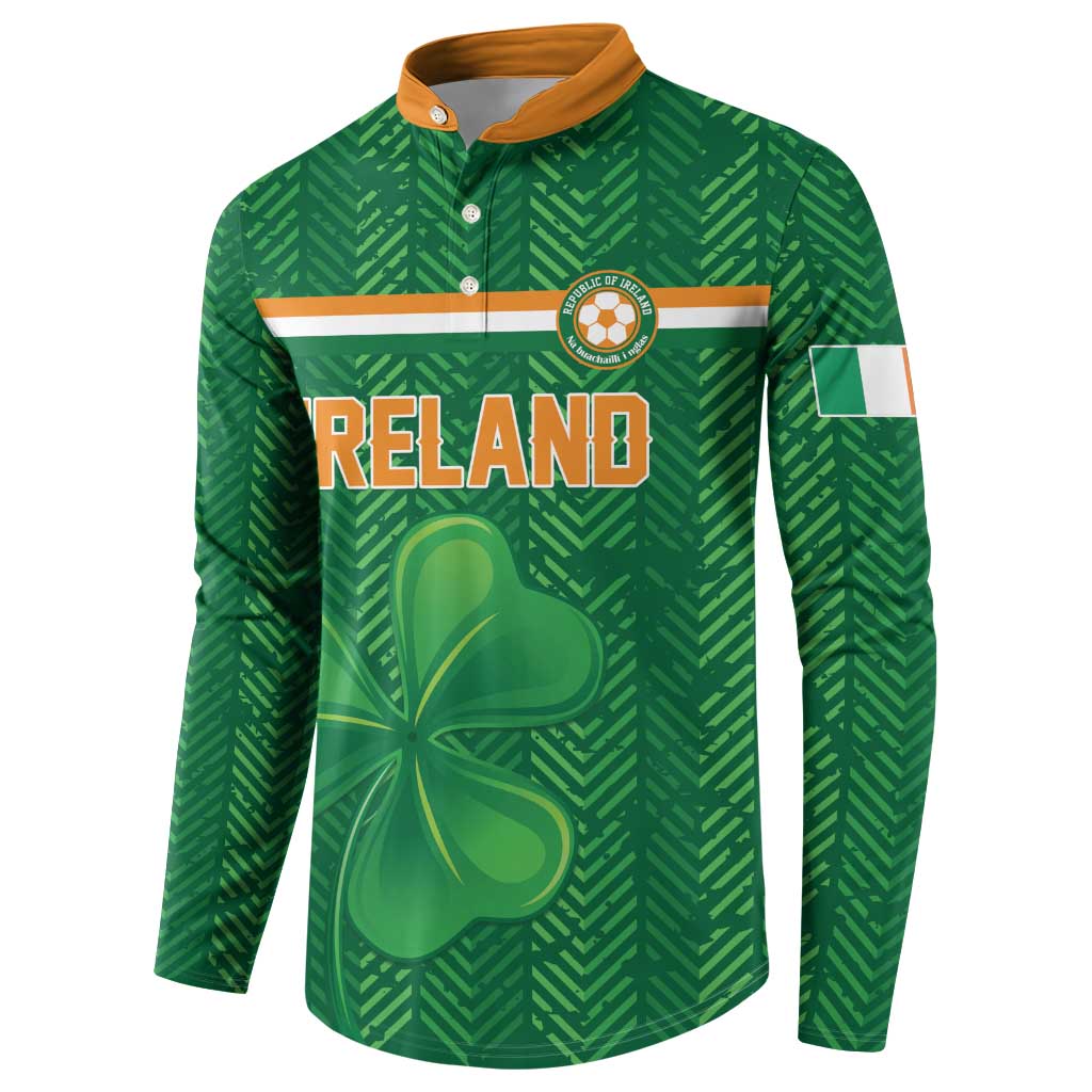Custom Football 2026 Ireland Button Sweatshirt The Boys in Green Come On