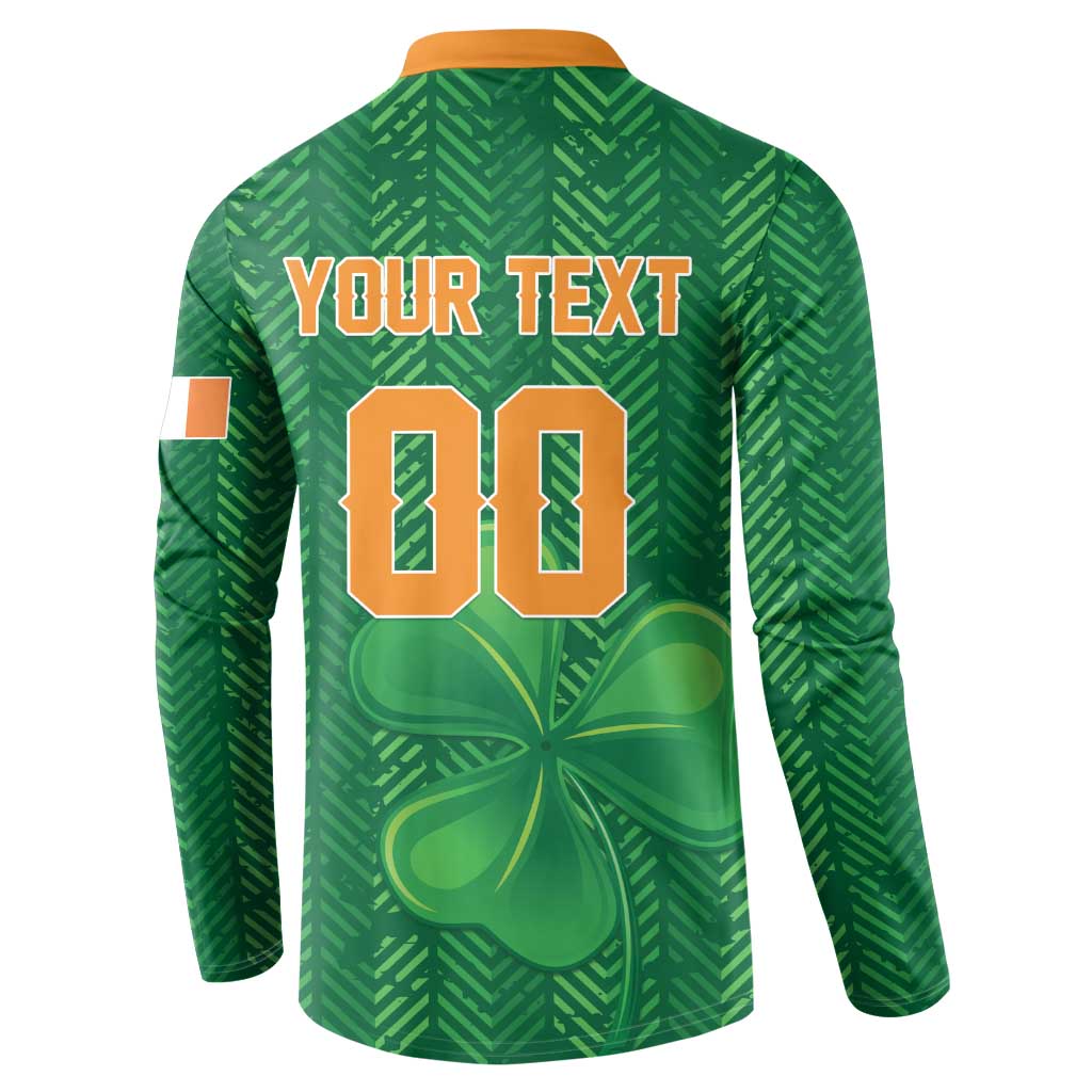 Custom Football 2026 Ireland Button Sweatshirt The Boys in Green Come On