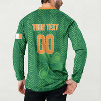 Custom Football 2026 Ireland Button Sweatshirt The Boys in Green Come On