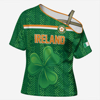 Custom Football 2026 Ireland Cross Shoulder Shirt The Boys in Green Come On