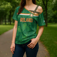 Custom Football 2026 Ireland Cross Shoulder Shirt The Boys in Green Come On