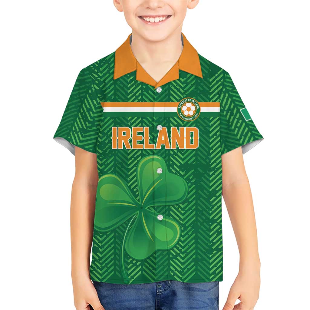 Custom Football 2026 Ireland Hawaiian Shirt The Boys in Green Come On