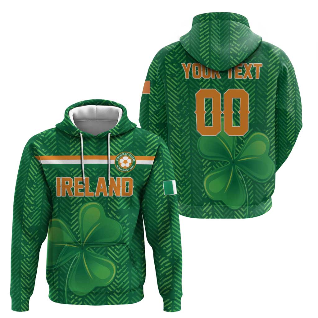 Custom Football 2026 Ireland Hoodie The Boys in Green Come On