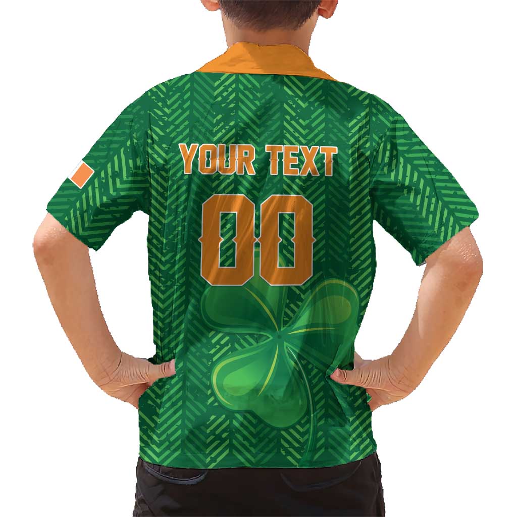 Custom Football 2026 Ireland Kid Hawaiian Shirt The Boys in Green Come On