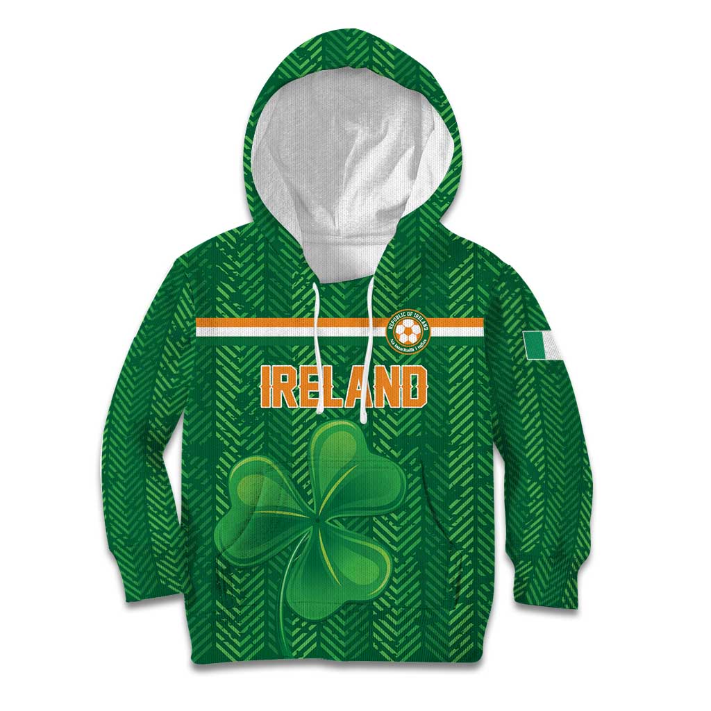 Custom Football 2026 Ireland Kid Hoodie The Boys in Green Come On