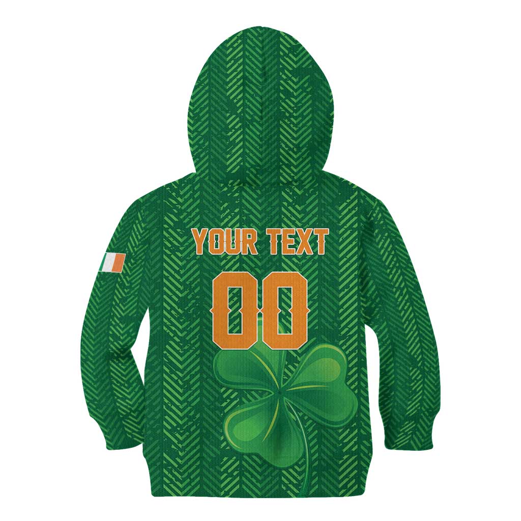 Custom Football 2026 Ireland Kid Hoodie The Boys in Green Come On