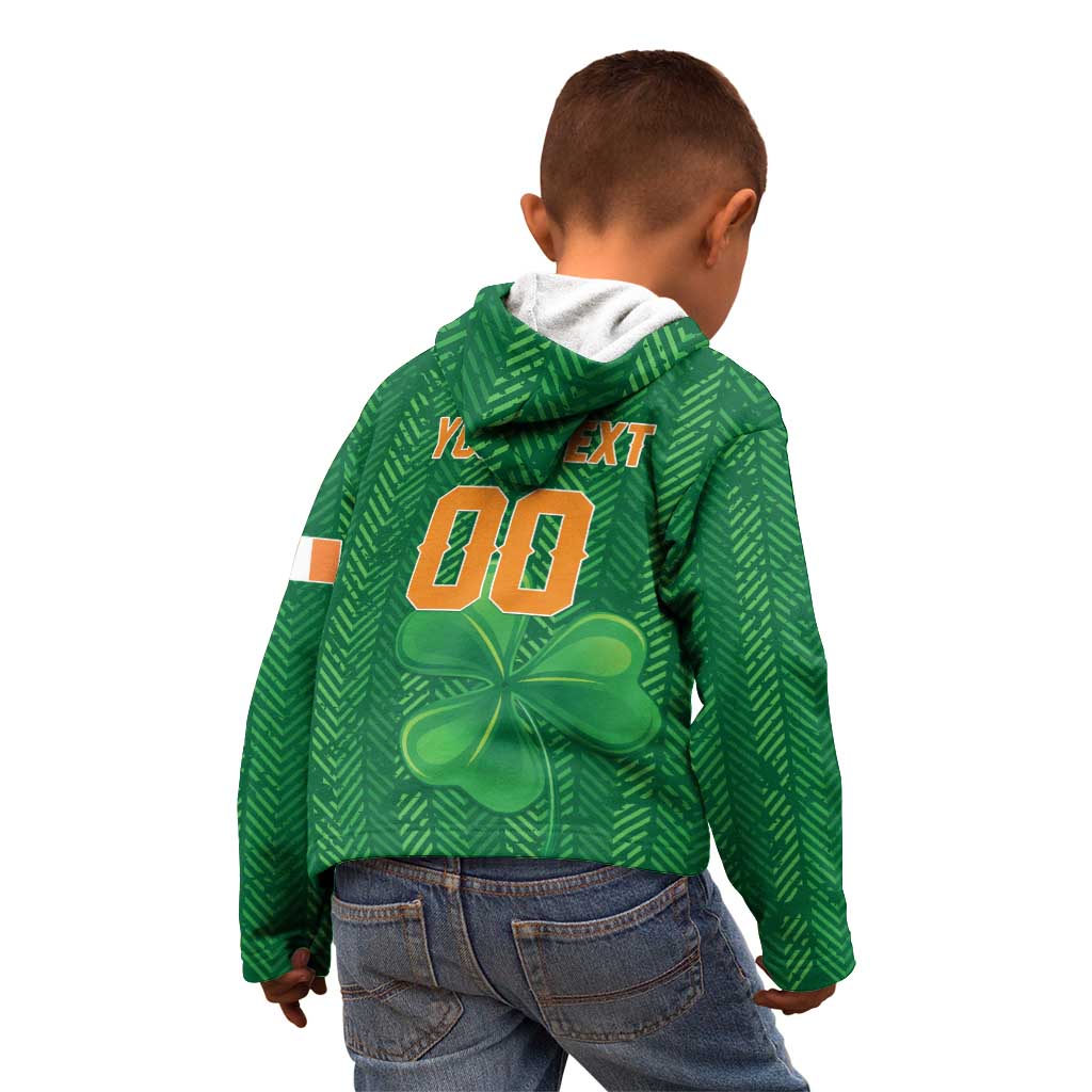 Custom Football 2026 Ireland Kid Hoodie The Boys in Green Come On