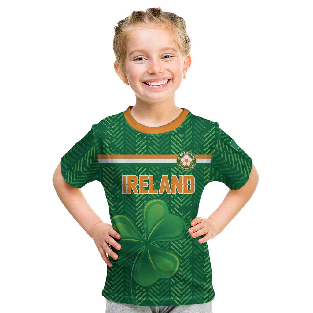 Custom Football 2026 Ireland Kid T Shirt The Boys in Green Come On