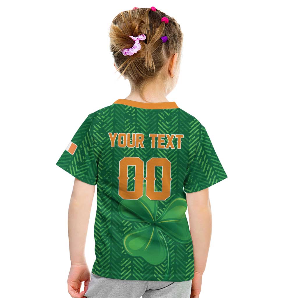 Custom Football 2026 Ireland Kid T Shirt The Boys in Green Come On