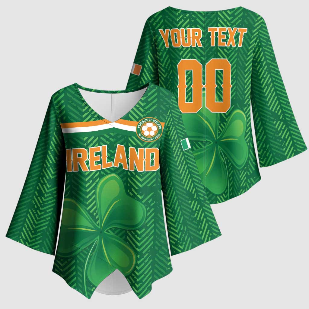 Custom Football 2026 Ireland Kimono Sleeve Blouse The Boys in Green Come On
