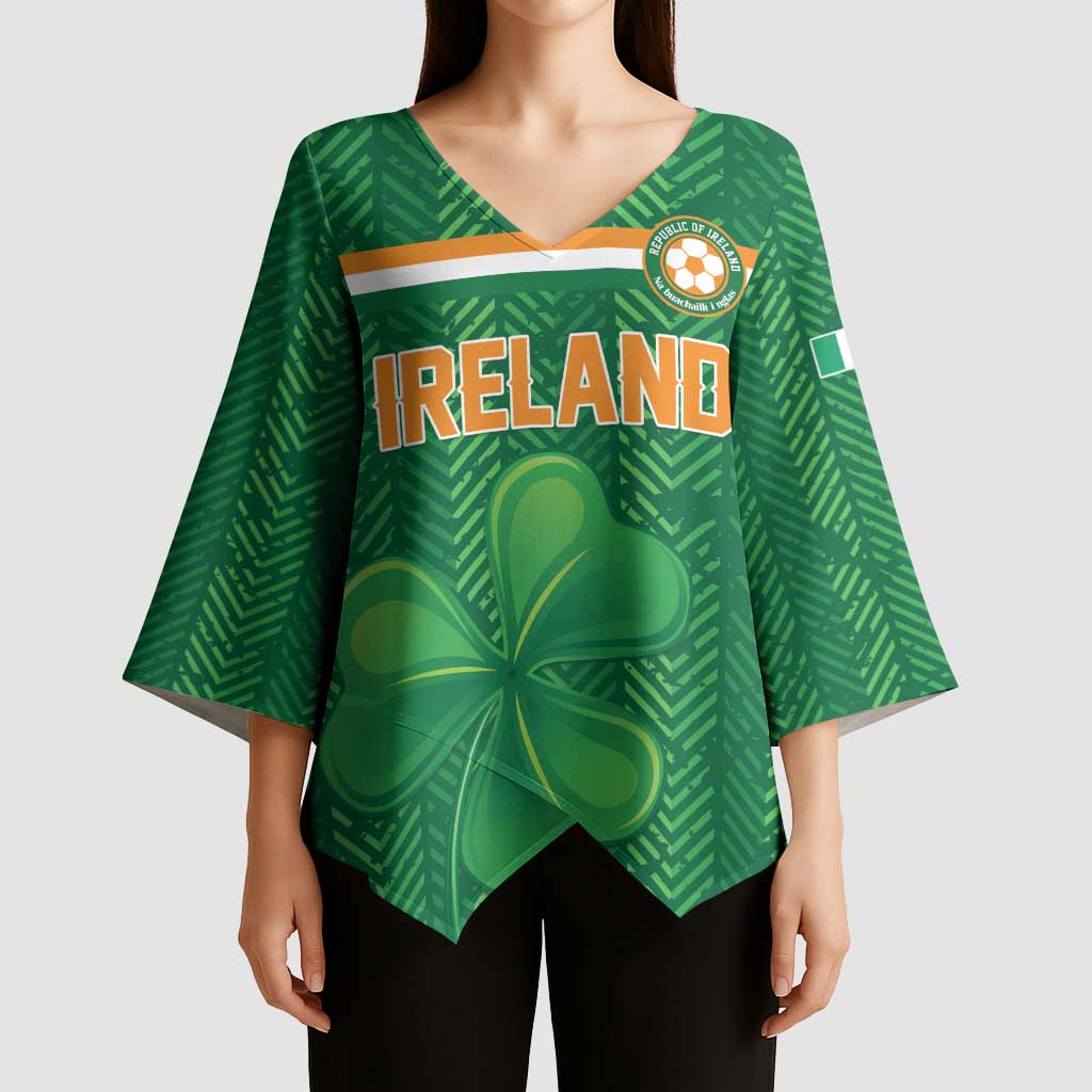 Custom Football 2026 Ireland Kimono Sleeve Blouse The Boys in Green Come On