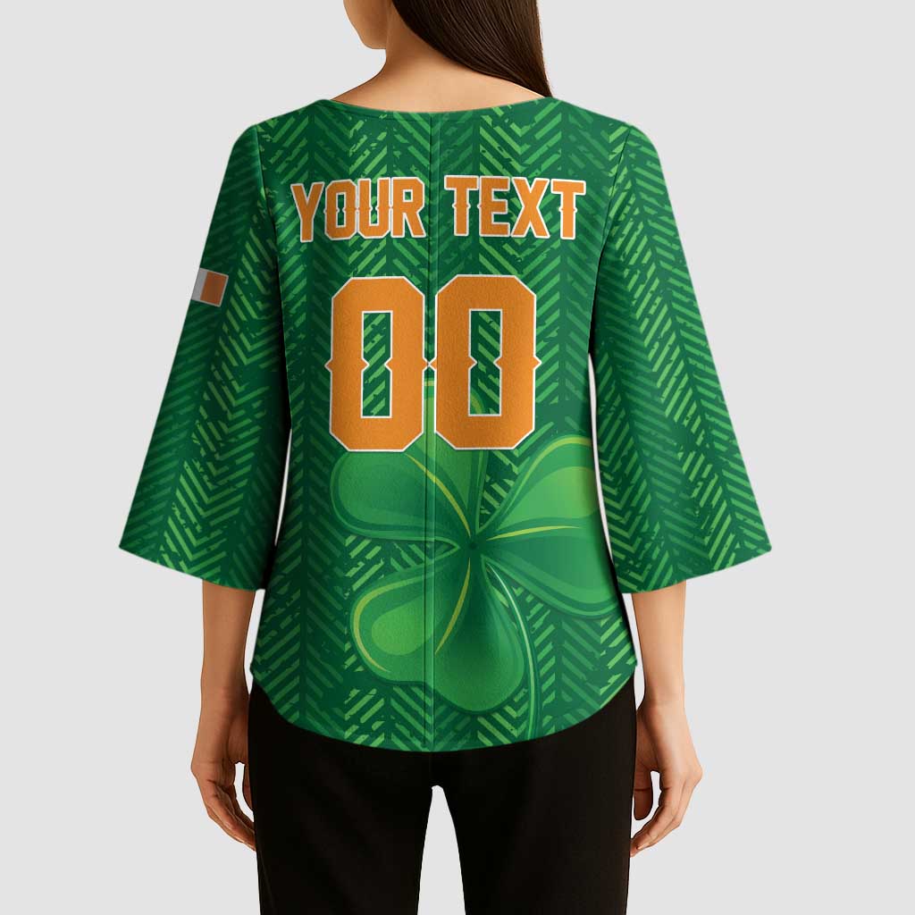 Custom Football 2026 Ireland Kimono Sleeve Blouse The Boys in Green Come On