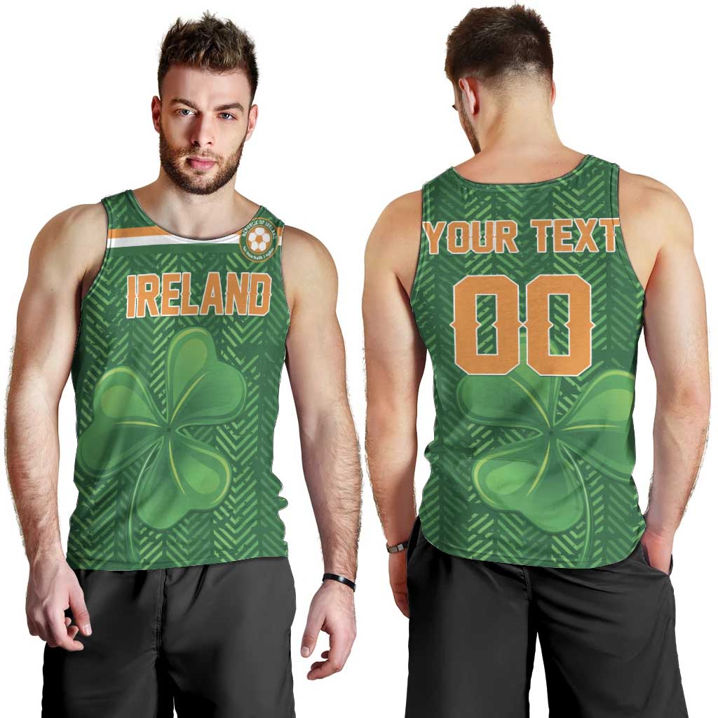Custom Football 2026 Ireland Men Tank Top The Boys in Green Come On