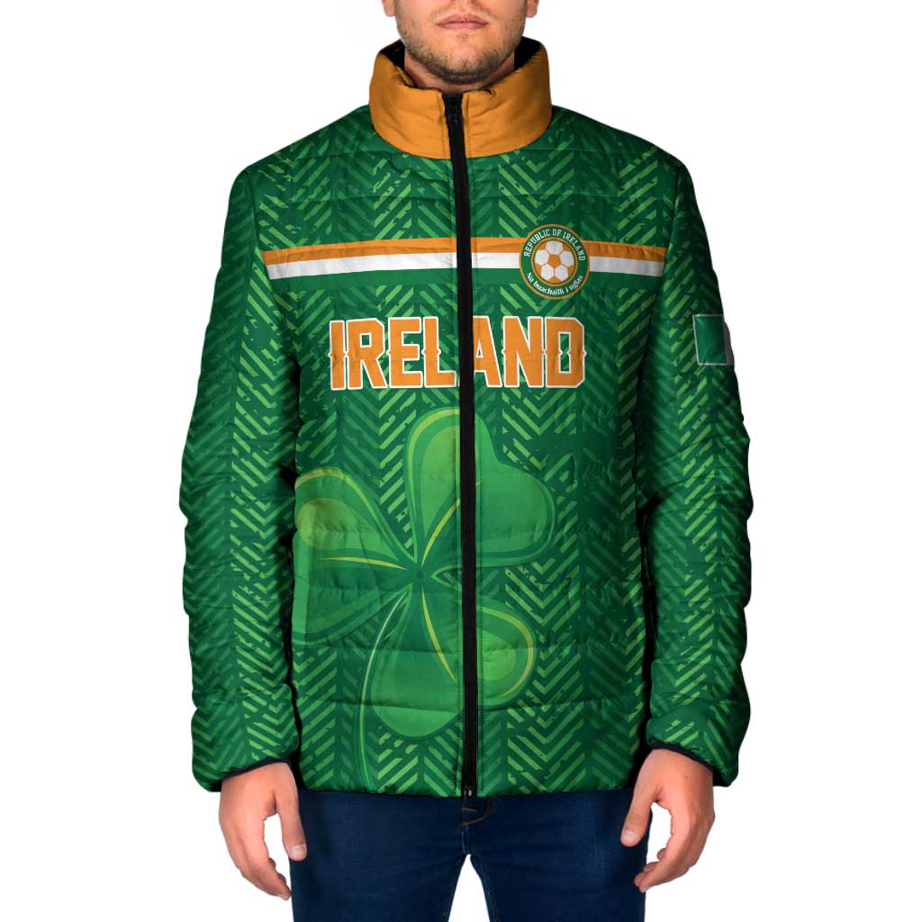 Custom Football 2026 Ireland Padded Jacket The Boys in Green Come On
