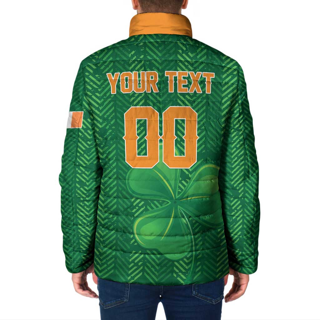 Custom Football 2026 Ireland Padded Jacket The Boys in Green Come On