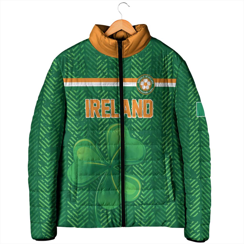 Custom Football 2026 Ireland Padded Jacket The Boys in Green Come On