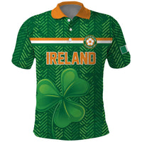 Custom Football 2026 Ireland Polo Shirt The Boys in Green Come On