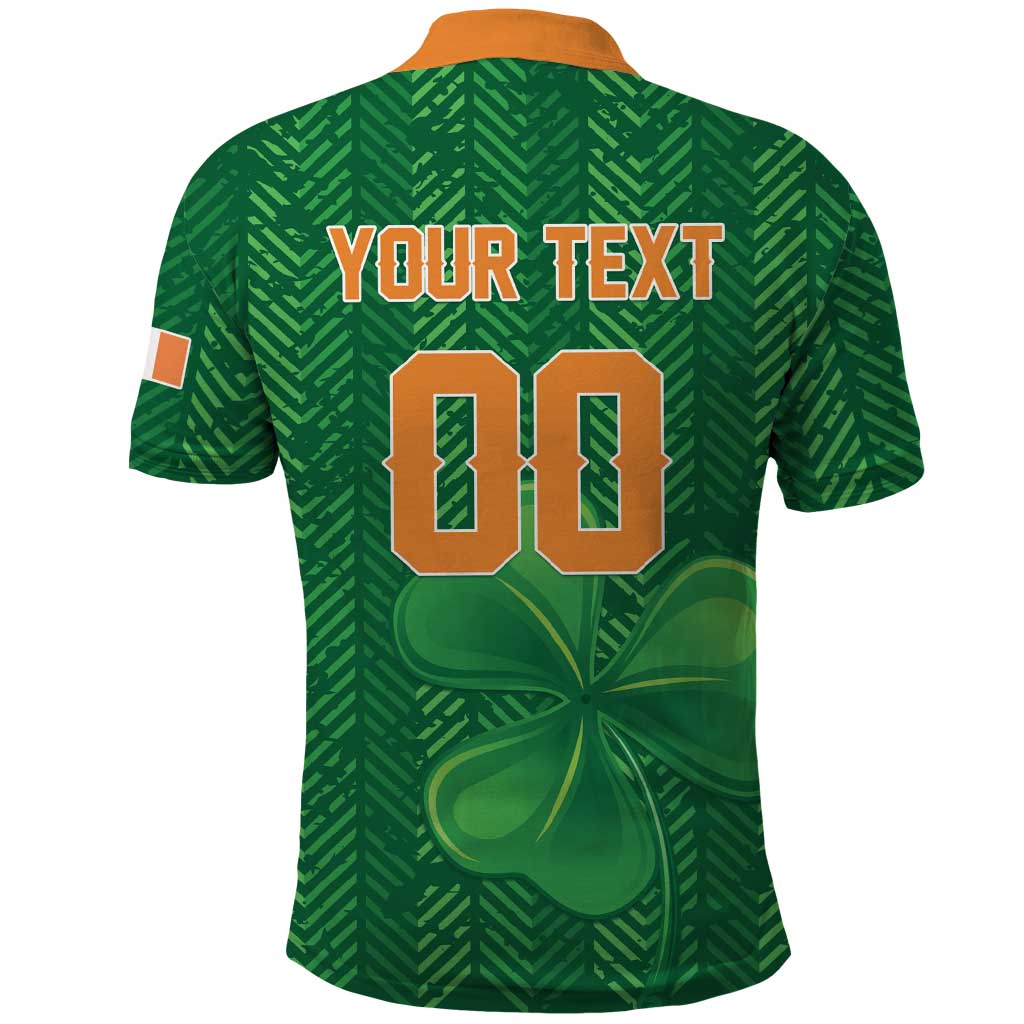 Custom Football 2026 Ireland Polo Shirt The Boys in Green Come On